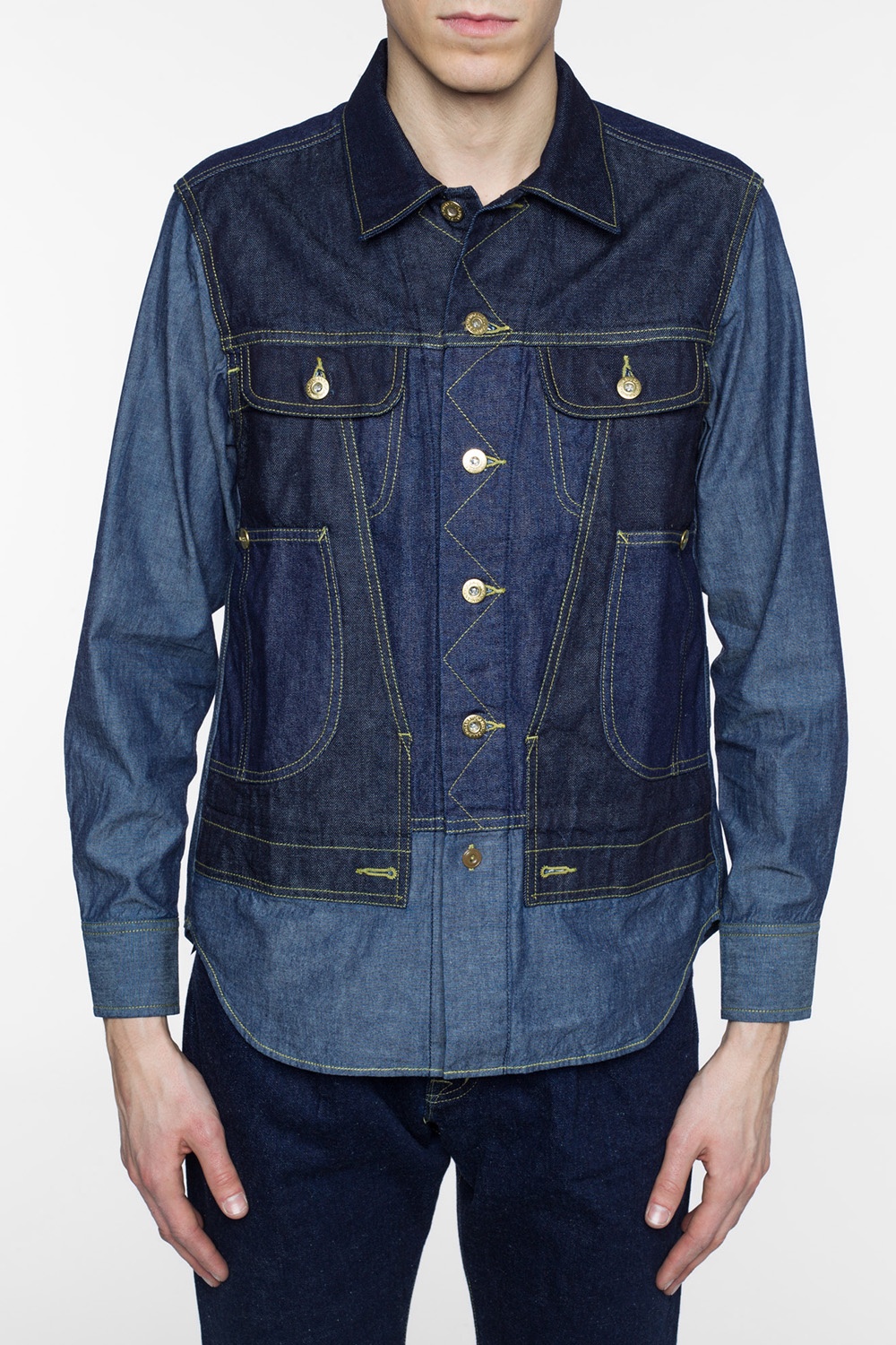 Comme des Garçons Ganryu Denim shirt | Men's Clothing | Vitkac